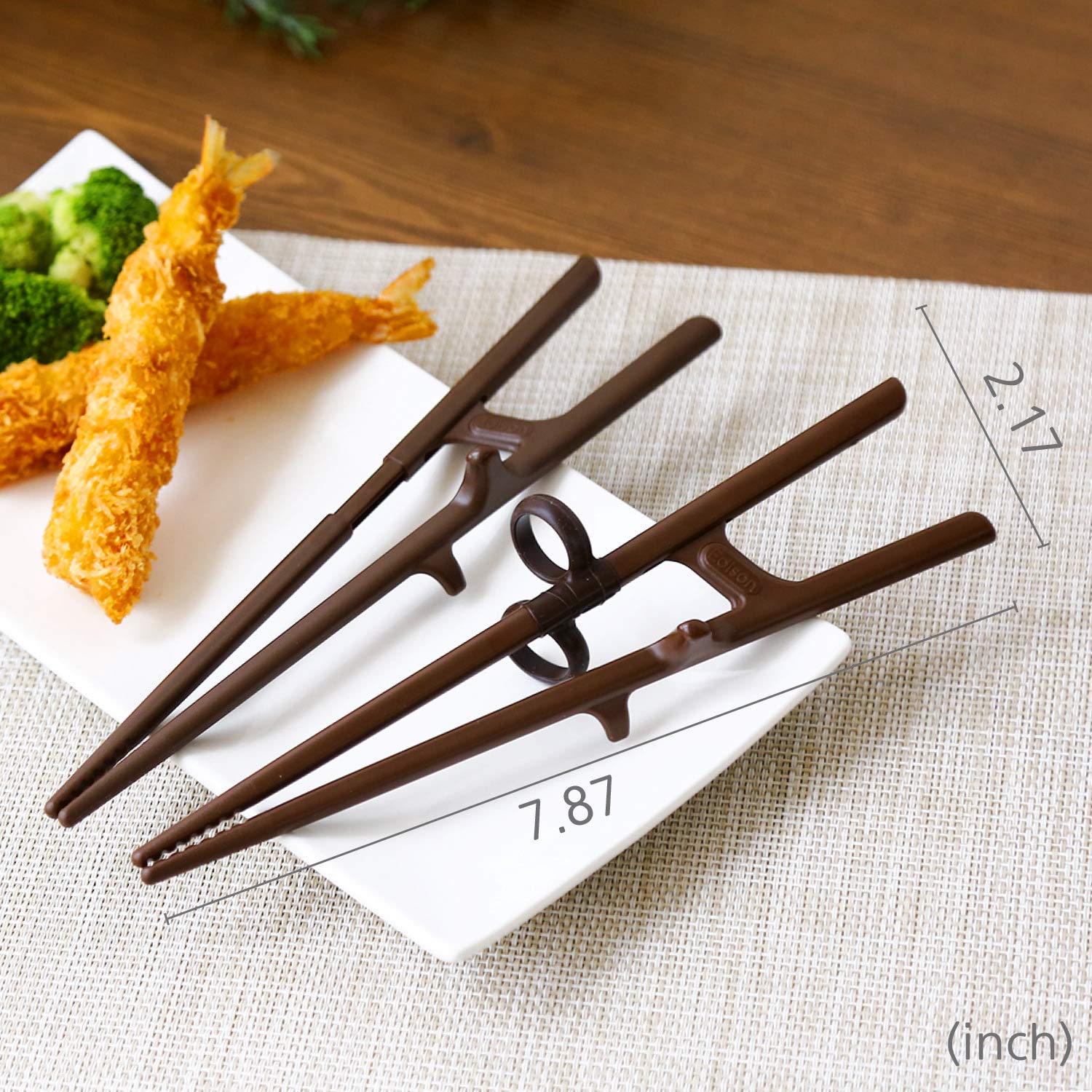 Edison Friends Korean-made training chopsticks highlight quality and durable construction.