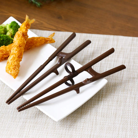 Edison Friends patented training chopsticks support progressive skill building