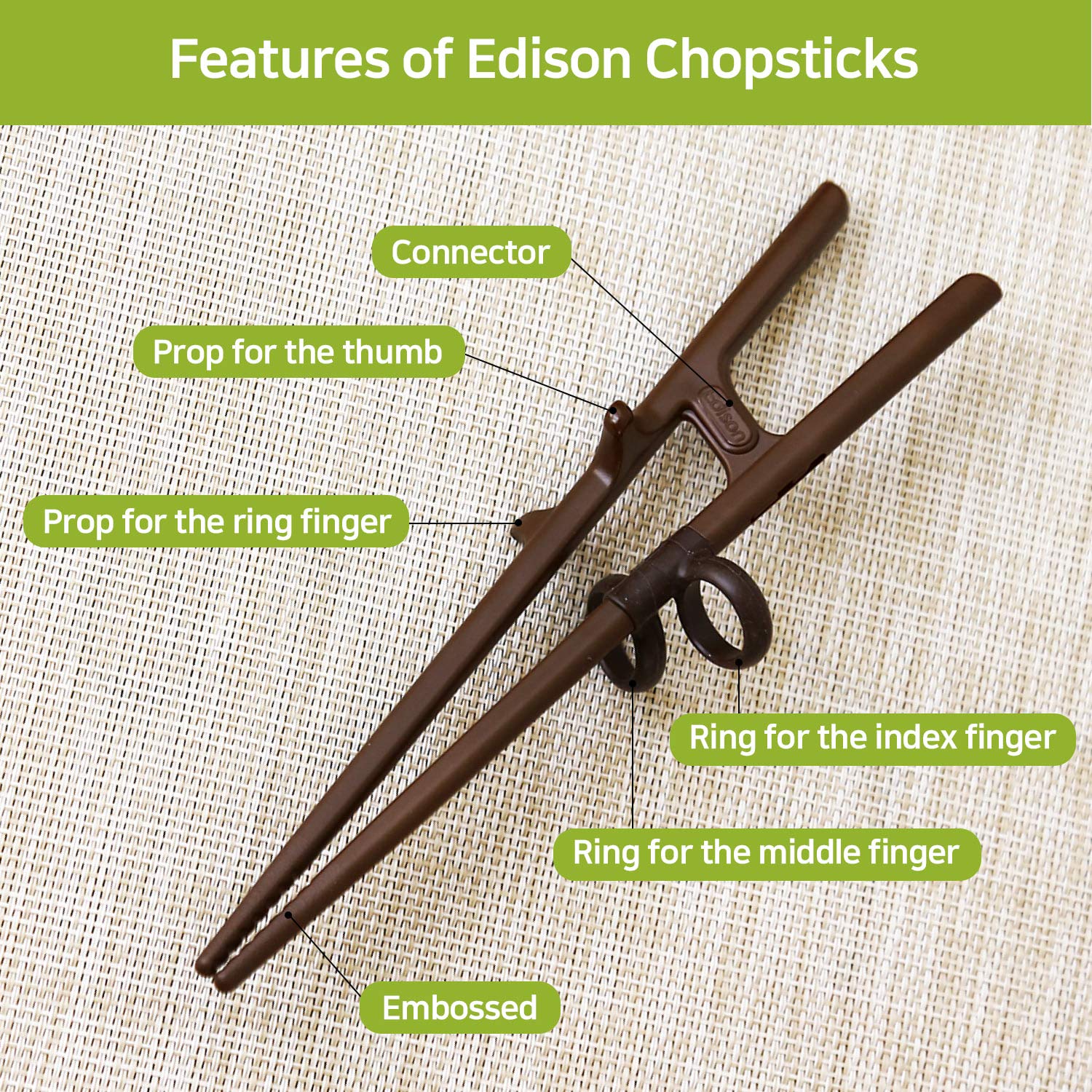 Edison Friends silicone rings guide fingers for accurate grip