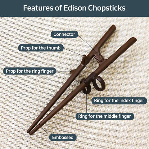 Edison Friends step-by-step instruction demonstrates removing rings as you improve.