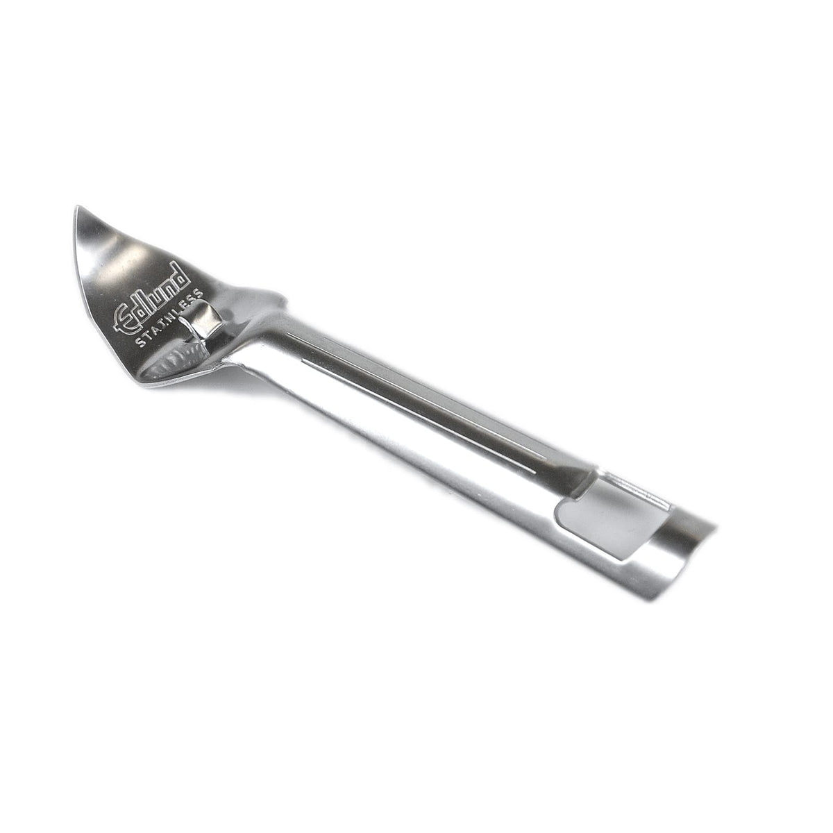 Edlund 50SS can punch close-up with easy-grip handle for quick, confident can openings.