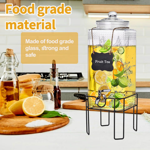 Edycur 2-gallon capacity serves large groups with fewer refills.