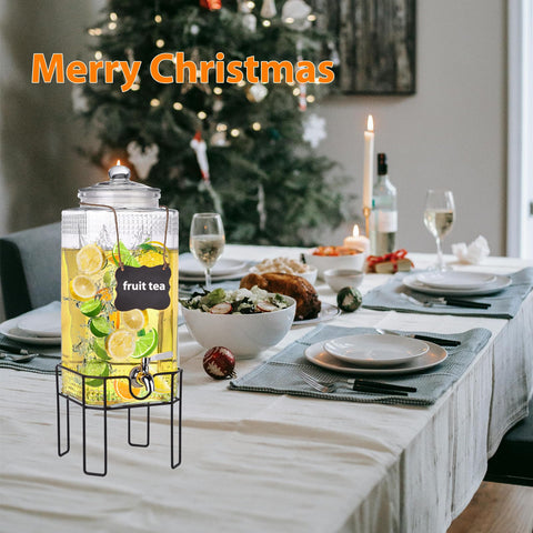 Edycur party-ready dispenser helps serve drinks efficiently.