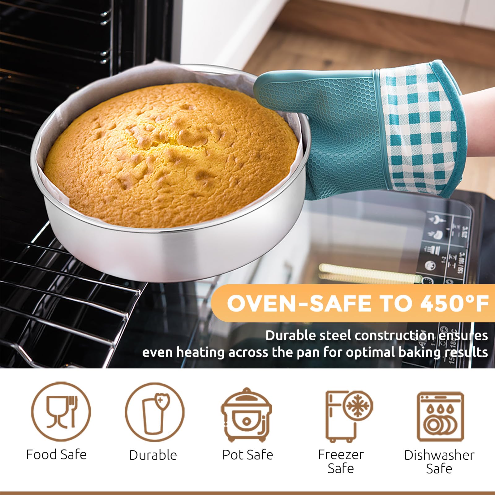 E-far cookie sheet with cooling rack aids quick cooling.
