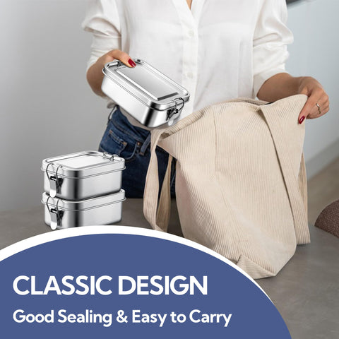 E-far four-piece set ideal for picnics and school lunches.