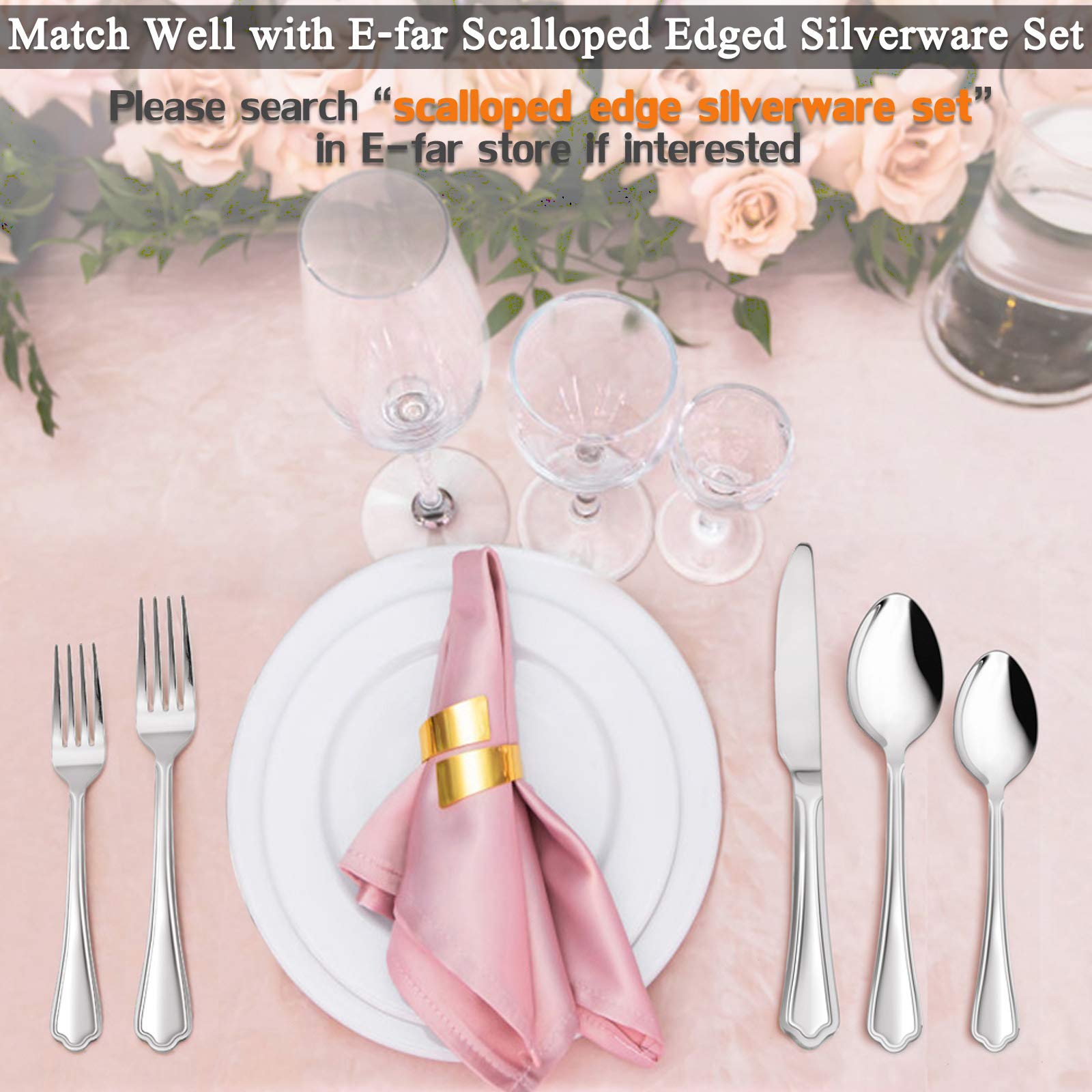E-far dinner forks suitable for multiple meals and occasions