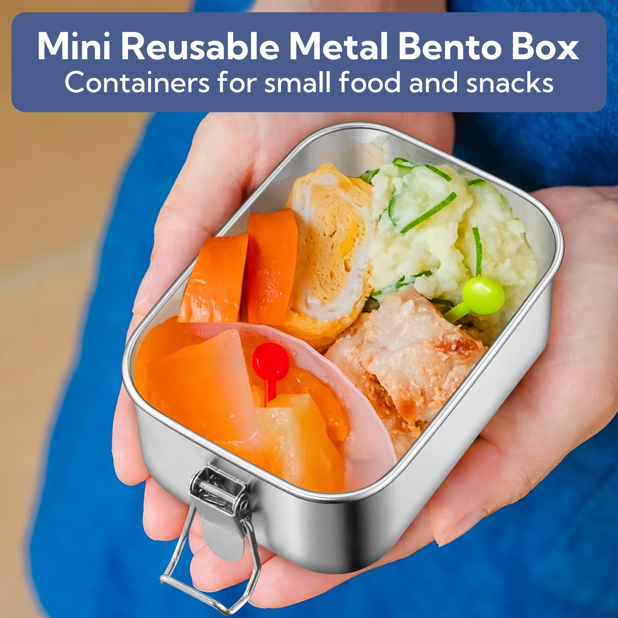 E-far freezer-safe design handy for pre-prepped meals and snacks.