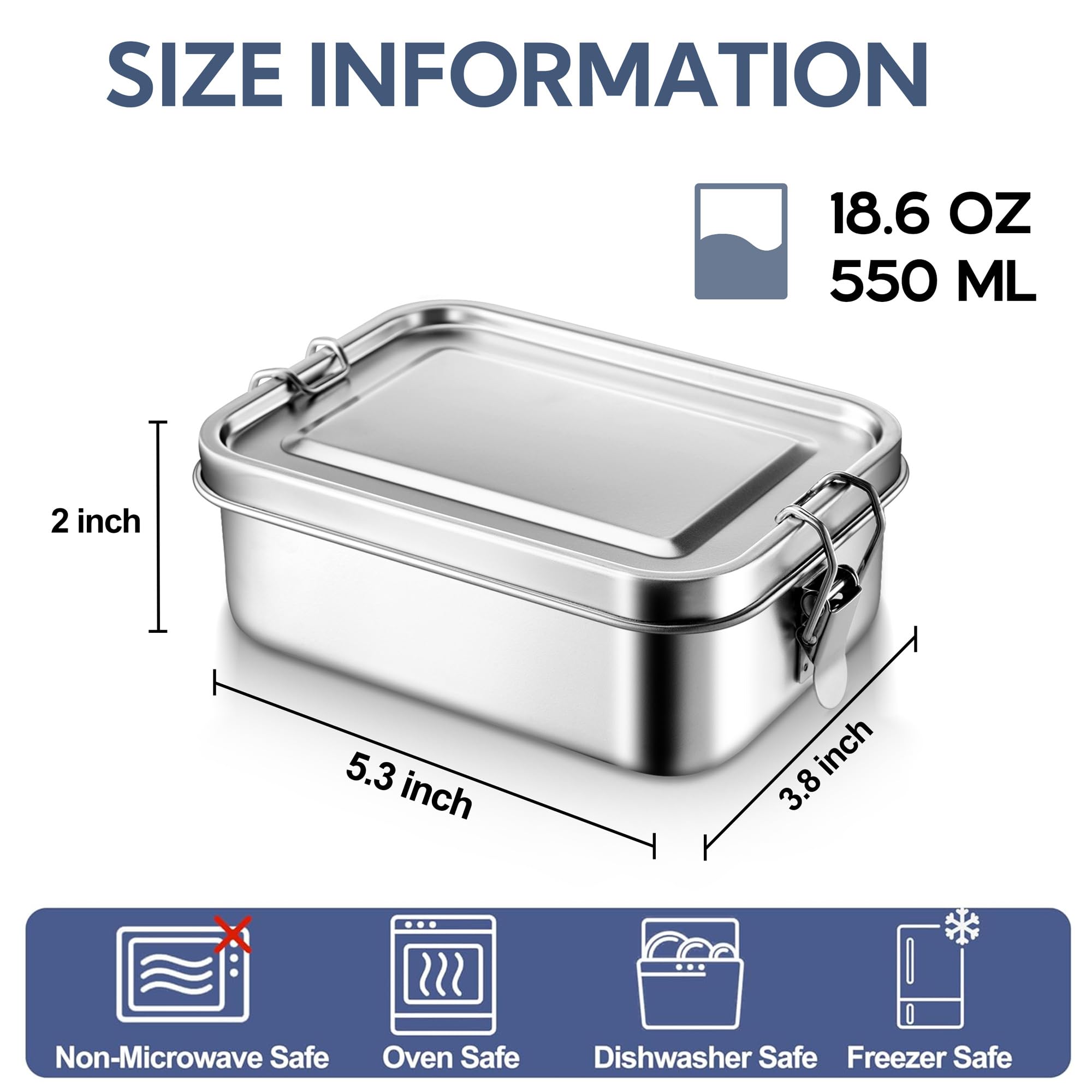 E-far leak-proof lid keeps food secure during travel and commutes.