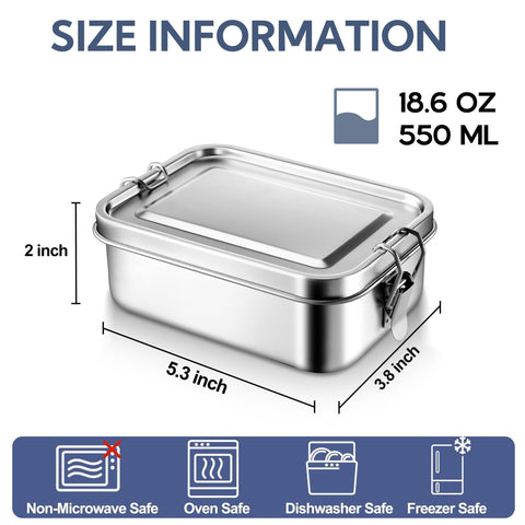 E-far leak-proof lid keeps food secure during travel and commutes.