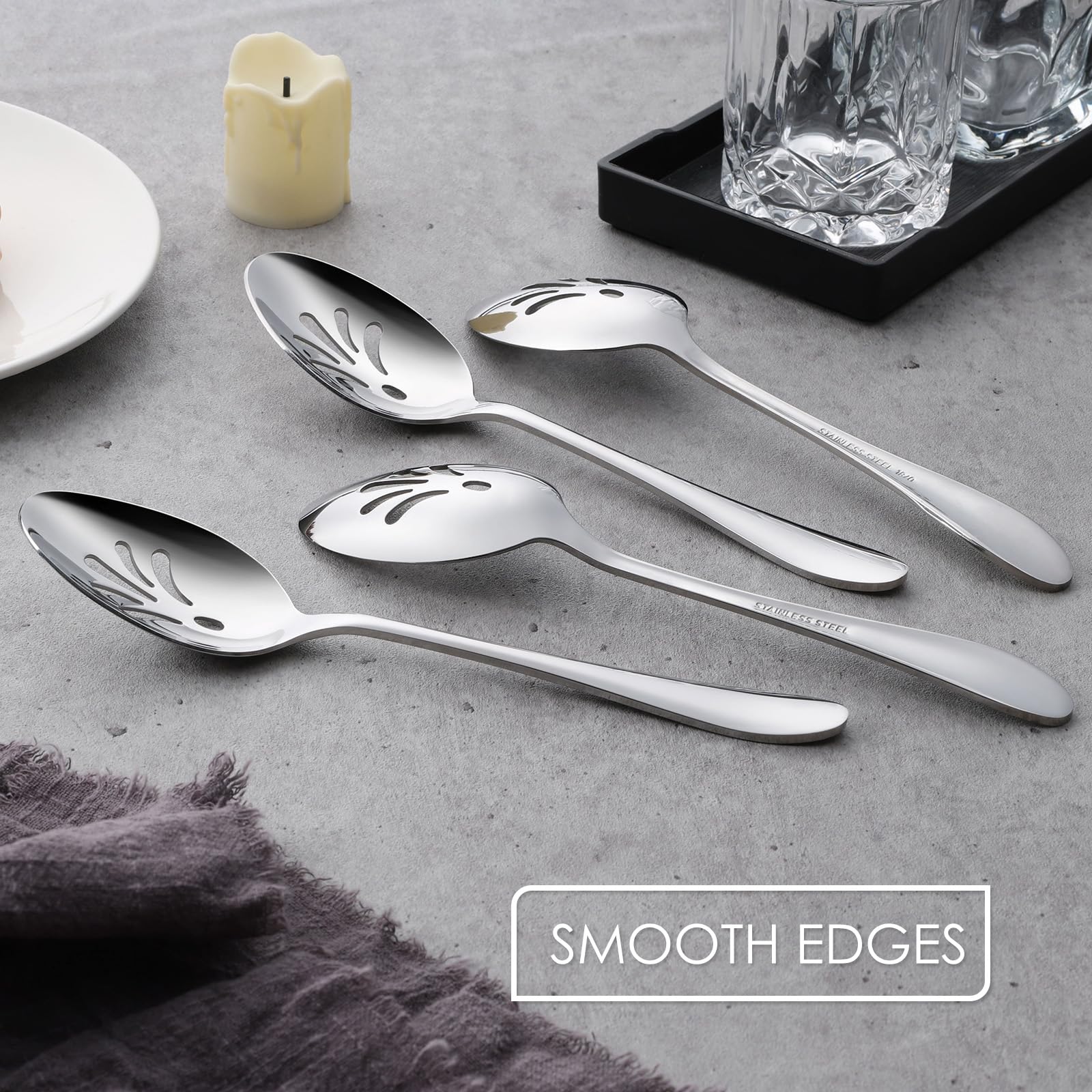 E-far four-piece set ideal for casseroles, vegetables, and salads at events