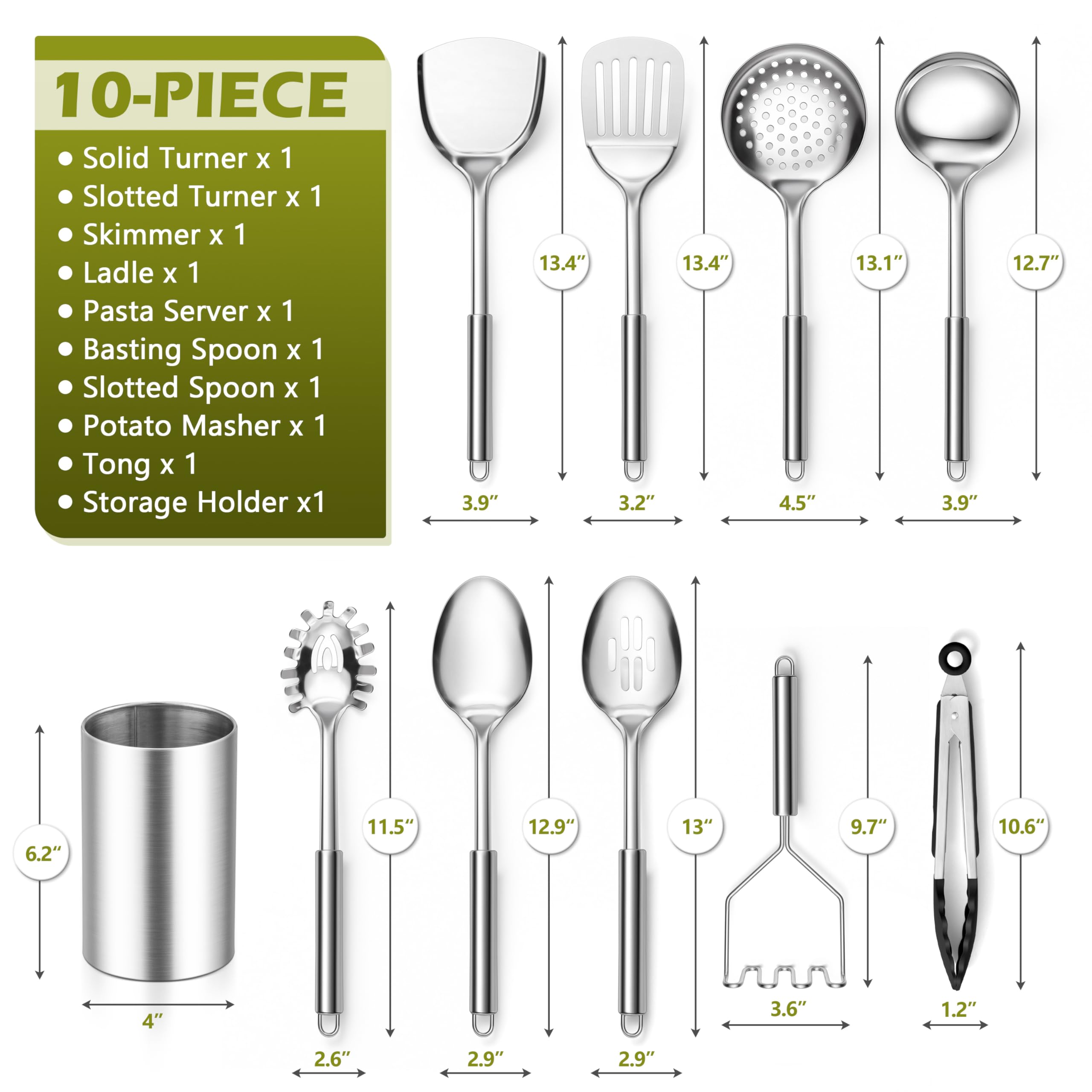 E-far utensil holder with drain holes keeps tools organized and dry.