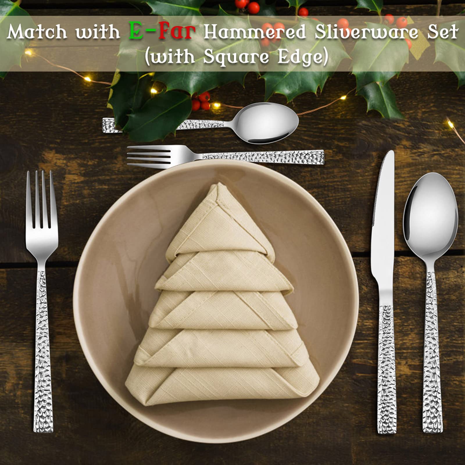 E-far versatile spoons suitable for soup, cereal, ice cream.