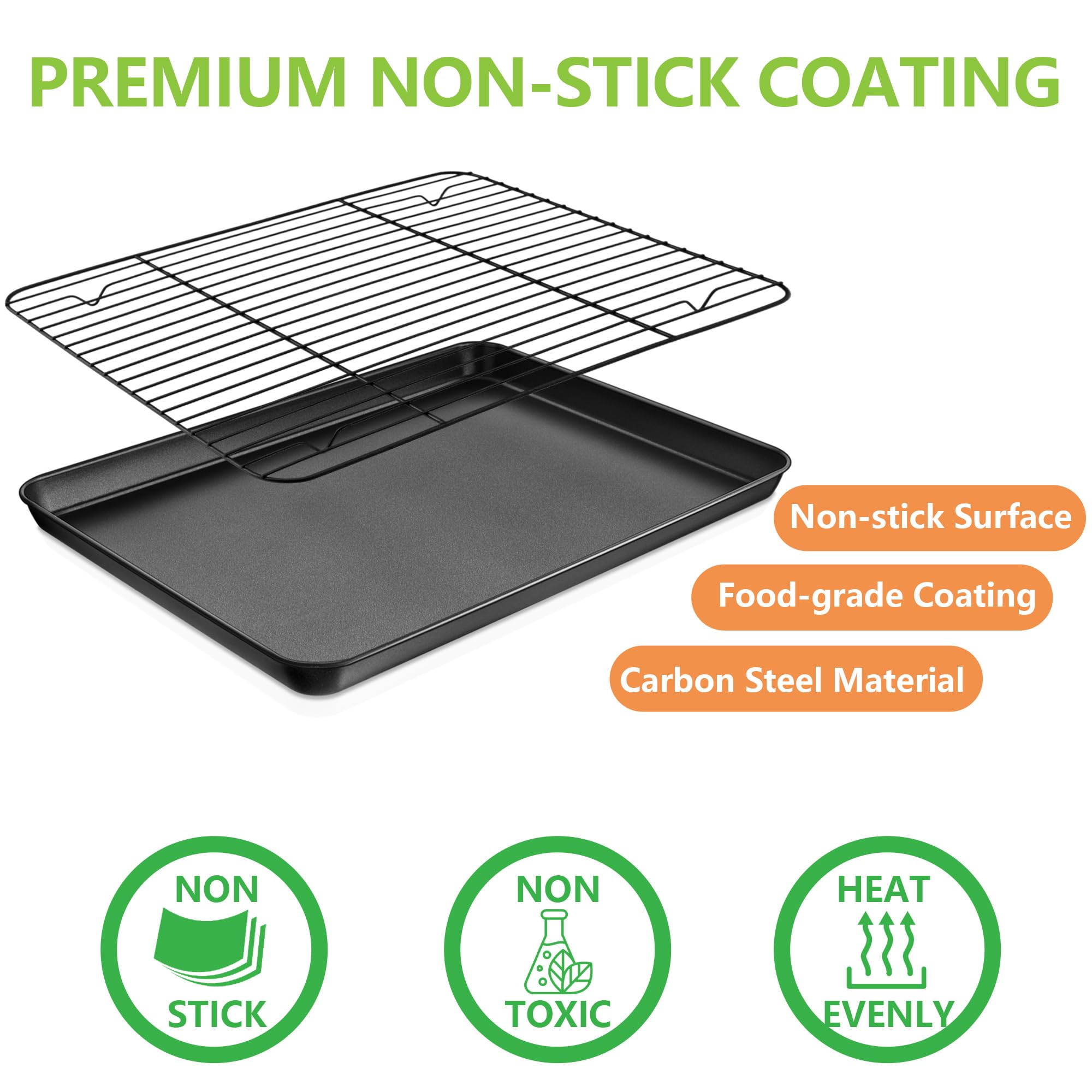 E-far wire rack close-up shows sturdy stainless steel support.