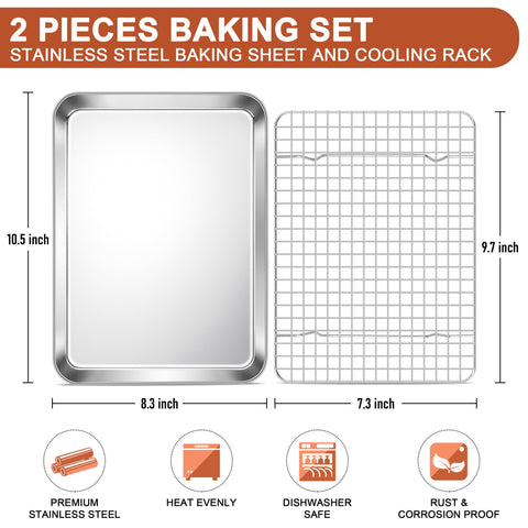 E-far wire rack with raised legs improving air circulation for crisp cookies.