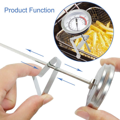 Efeng 15-inch probe keeps hands away from hot oil while frying