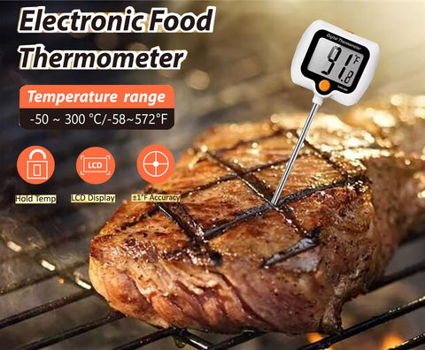 Efengcook thermometer with rotating display shown for easy reading from angles.