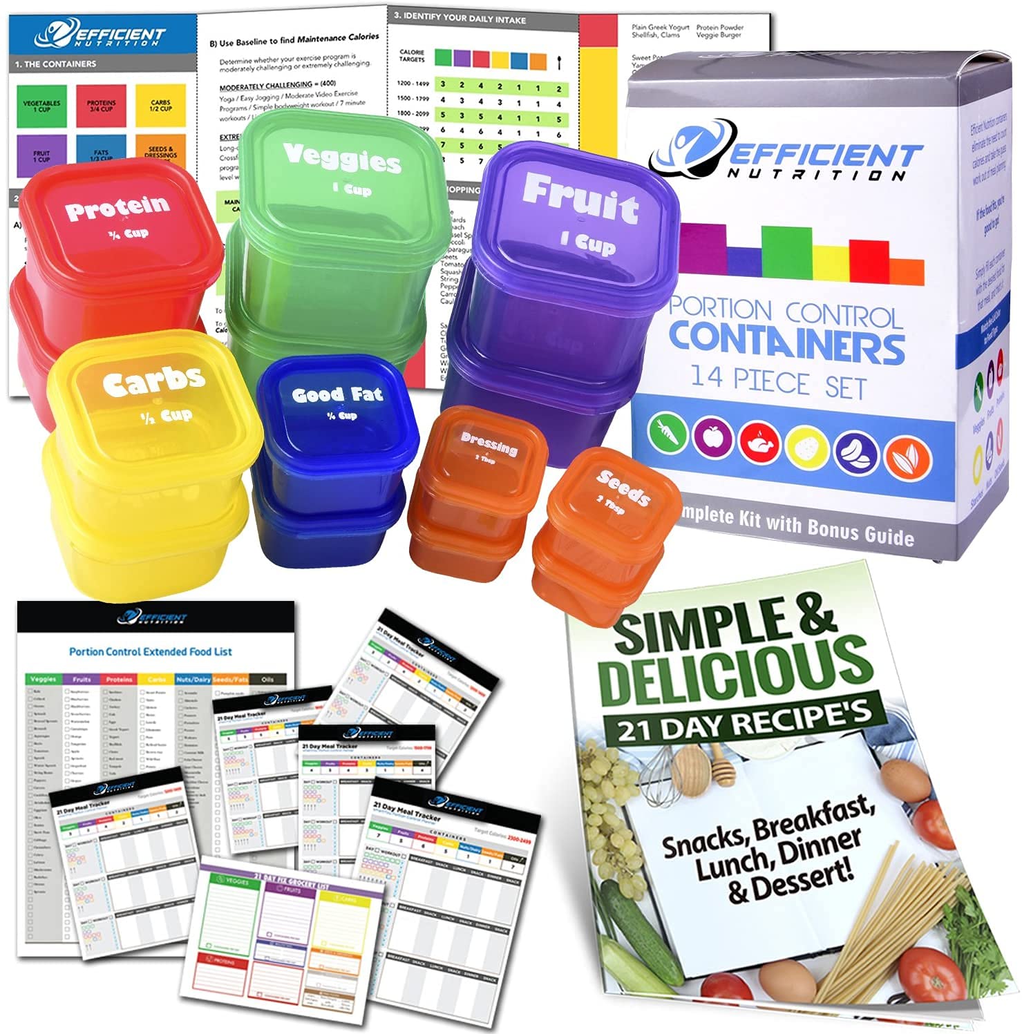 Efficient Nutrition portable travel case makes on-the-go meals easy.