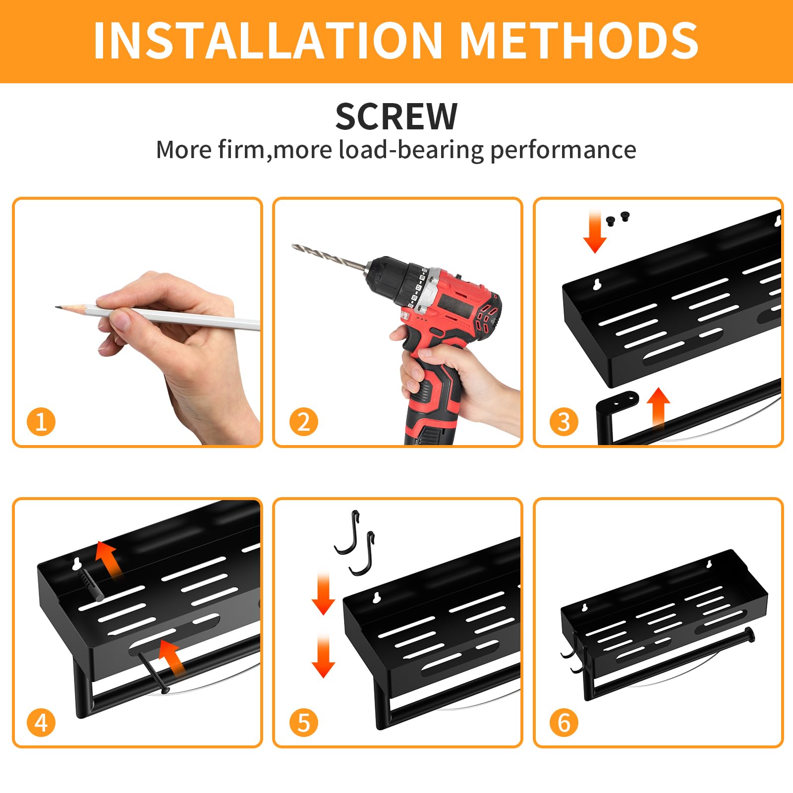 EffiJoy easy-installation kit includes mounting hardware.