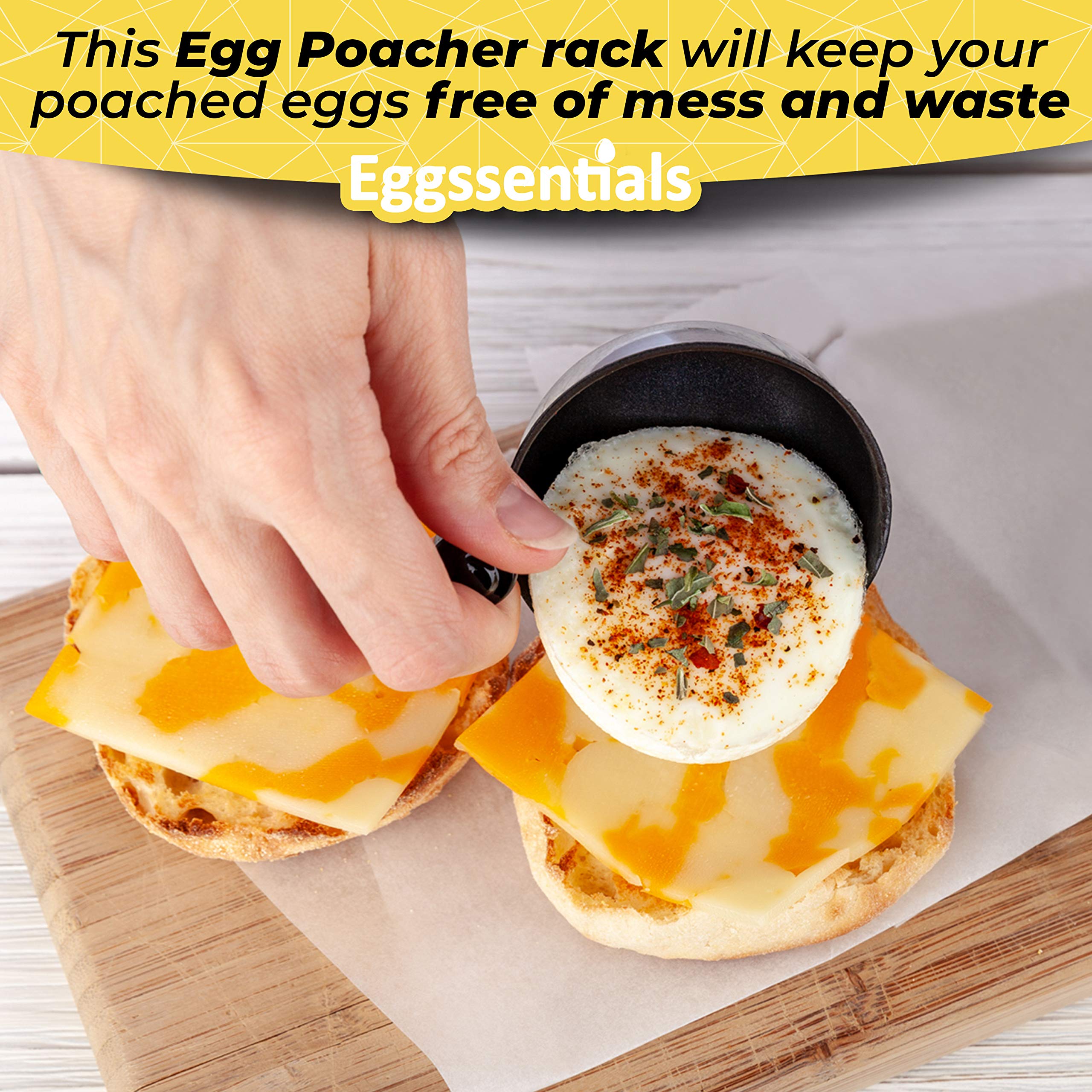 Eggssentials Instant Pot compatible poach set fits 5 to 8 quart models