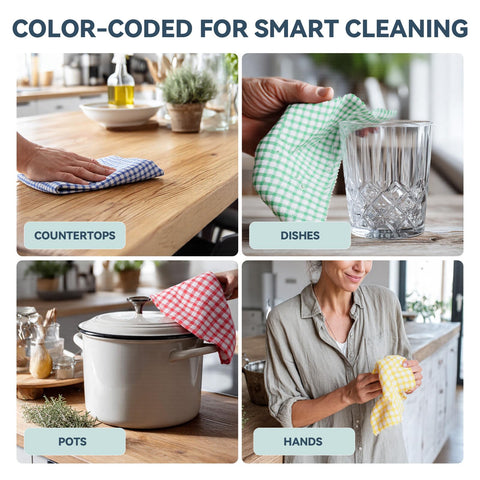 Egles durable stitching ensures colorfast towels withstand repeated washing.