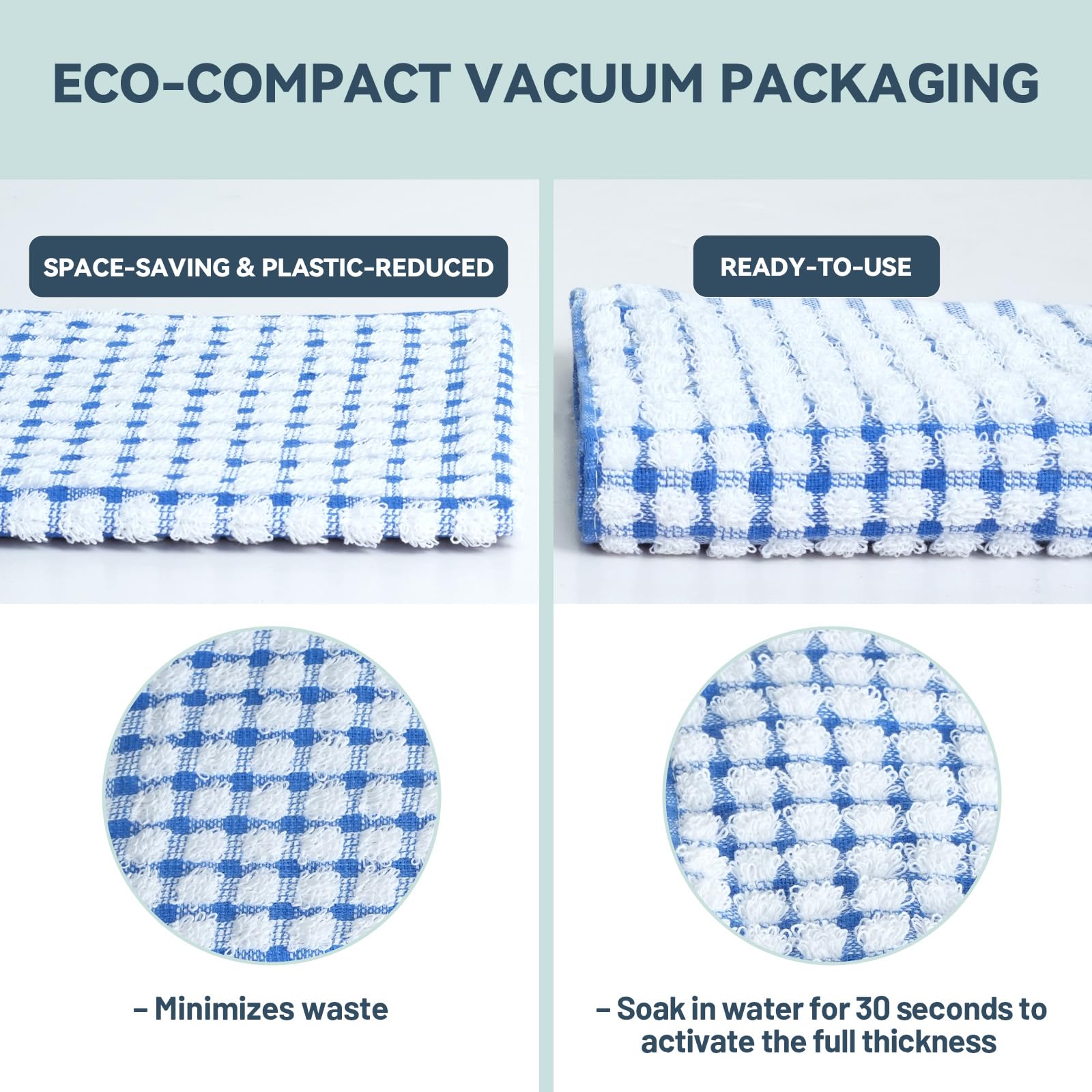 Egles plaid fabric detail emphasizes classic style and lint-free performance.