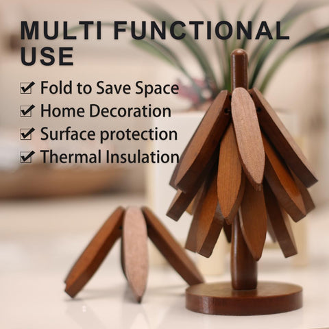 EGO LIFE dining table setup with tree-design decor