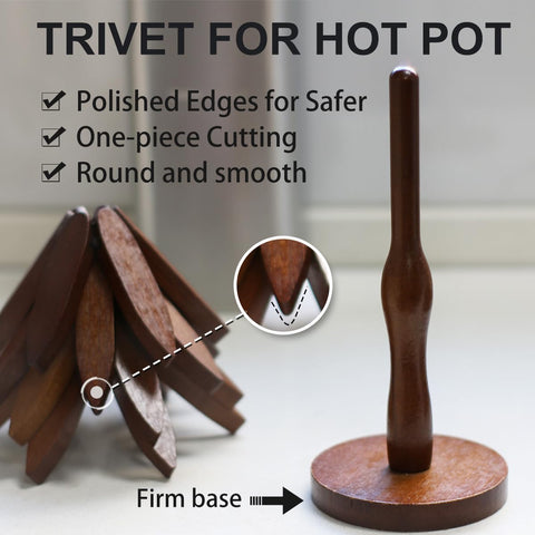 EGO LIFE tree-shaped placemats adding natural charm to kitchen