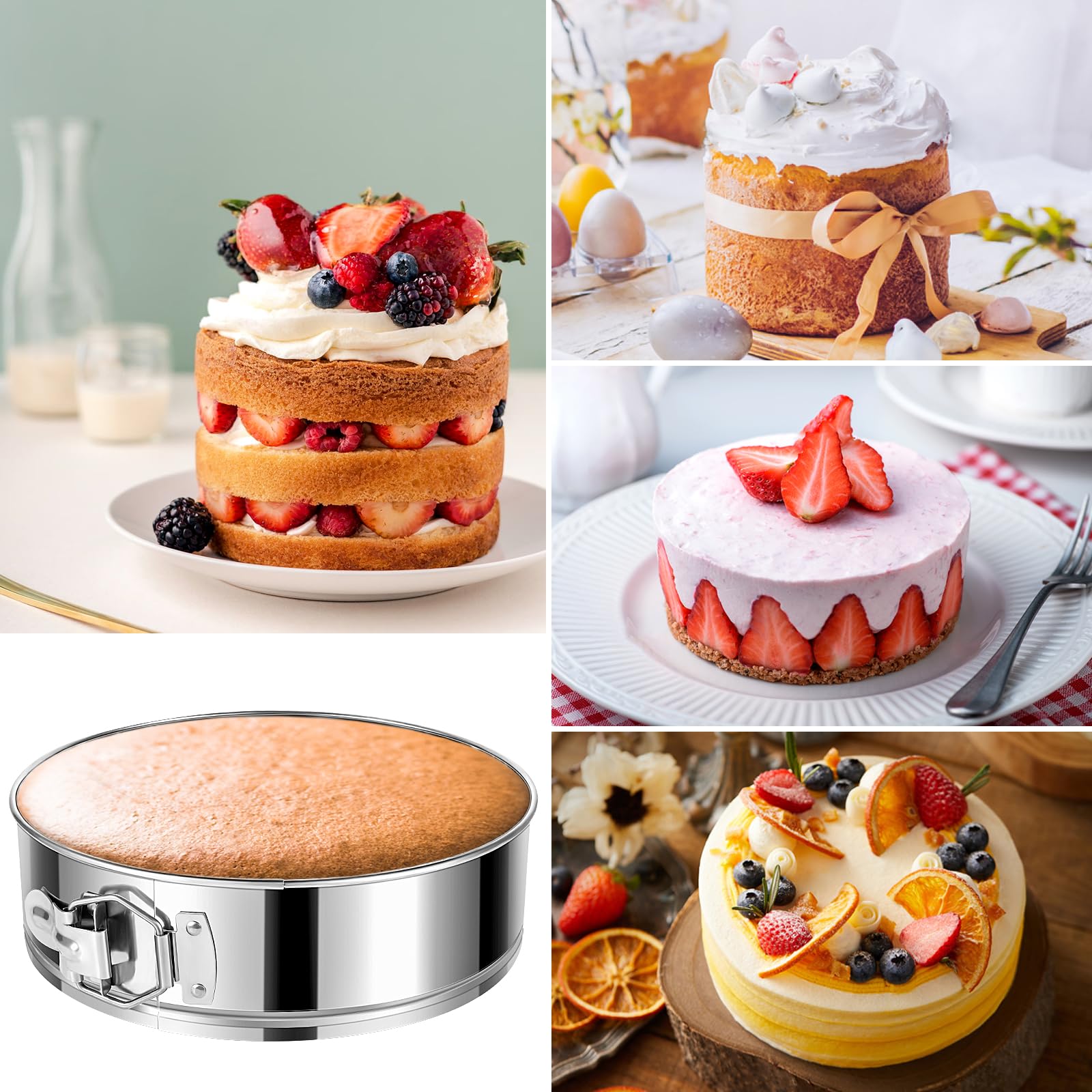 E-Gtong nonstick coating helps release cakes neatly after baking
