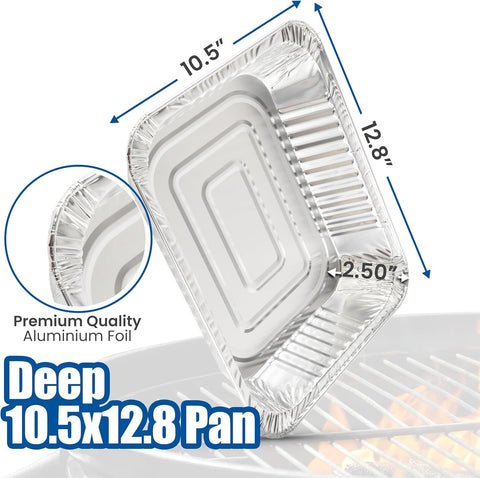 EHOMEA2Z heavy-duty foil pan for oven and freezer use.