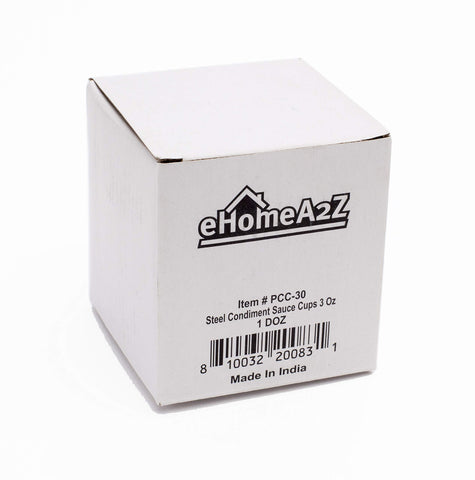 EHOMEA2Z 3oz ramekins display elegant metal dipping options