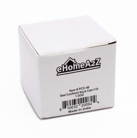 EHOMEA2Z 4oz ramekins for serving hot and cold sauces at table.