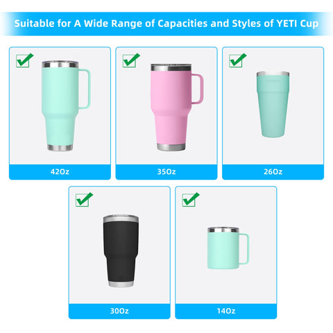Ehzyaz clear lid design lets you see your drink level instantly