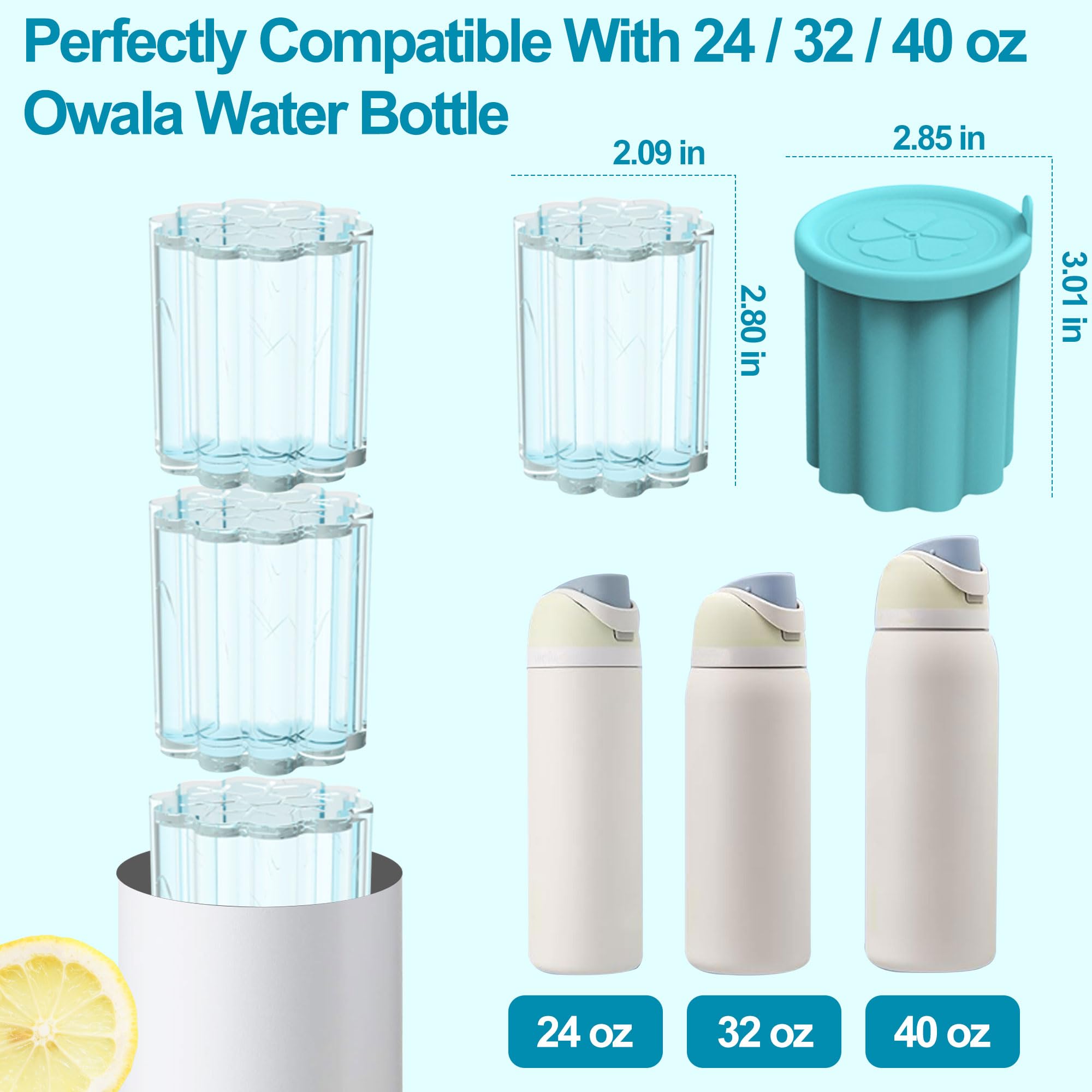 Ehzyaz easy-release ice molds designed for quick cube removal