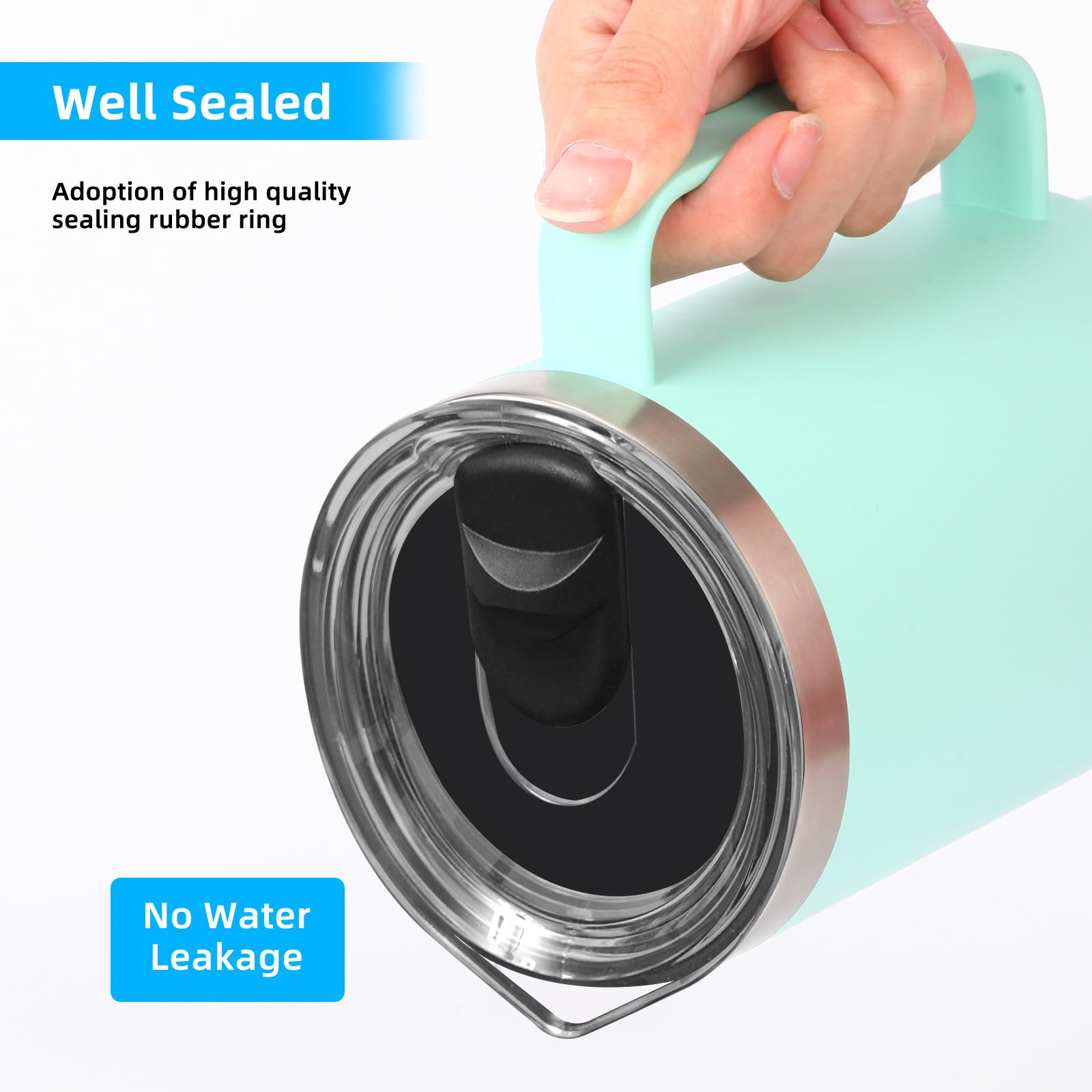 Ehzyaz removable rubber seal allows thorough cleaning after use
