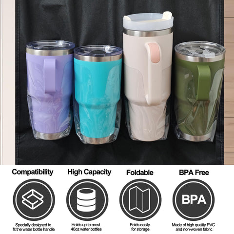 Ehzyaz Stanley 40oz tumbler organizer with easy-access pockets