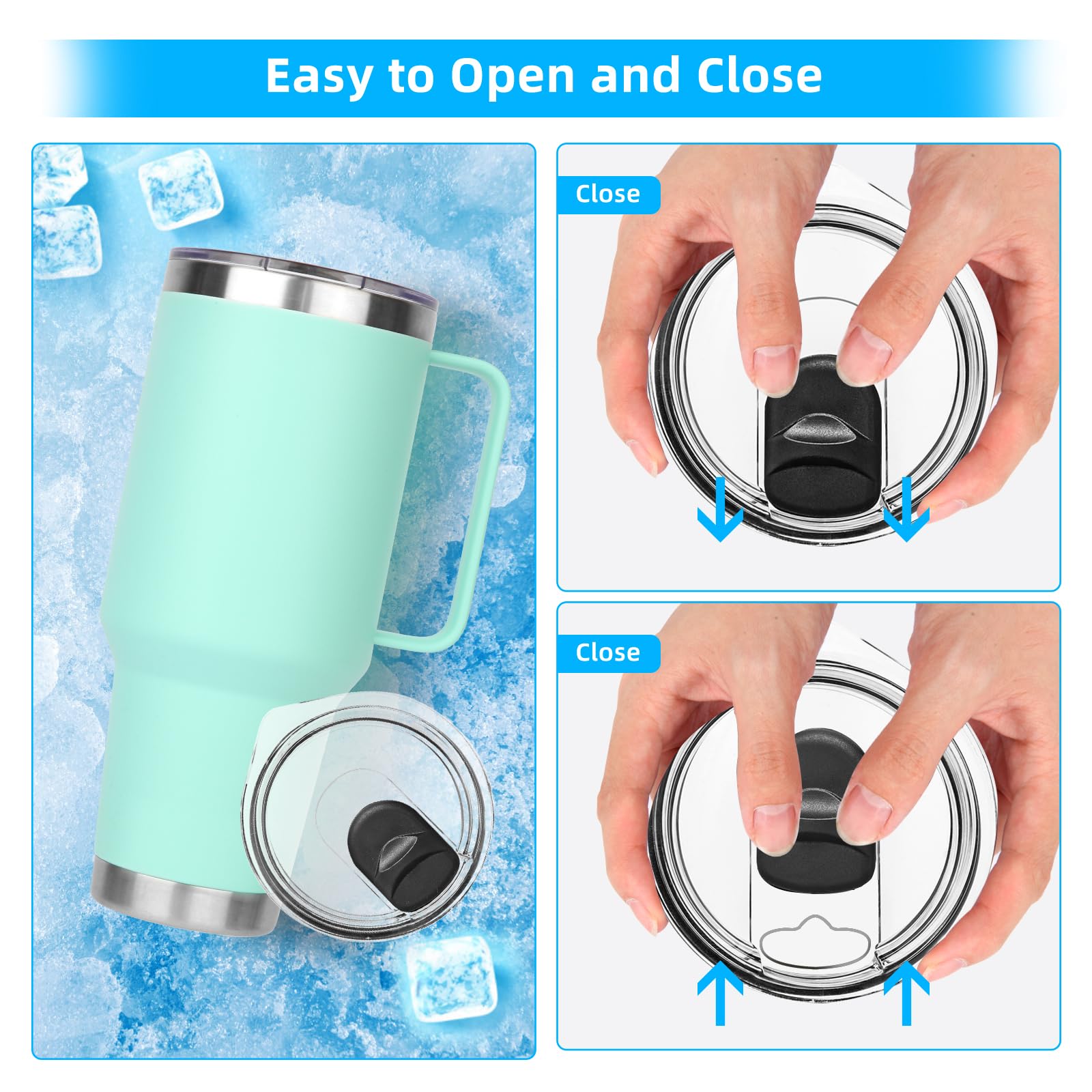 Ehzyaz two-pack lid set provides convenient replacement options