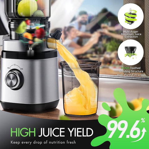 EILKOS juicer features large auger design for efficient processing