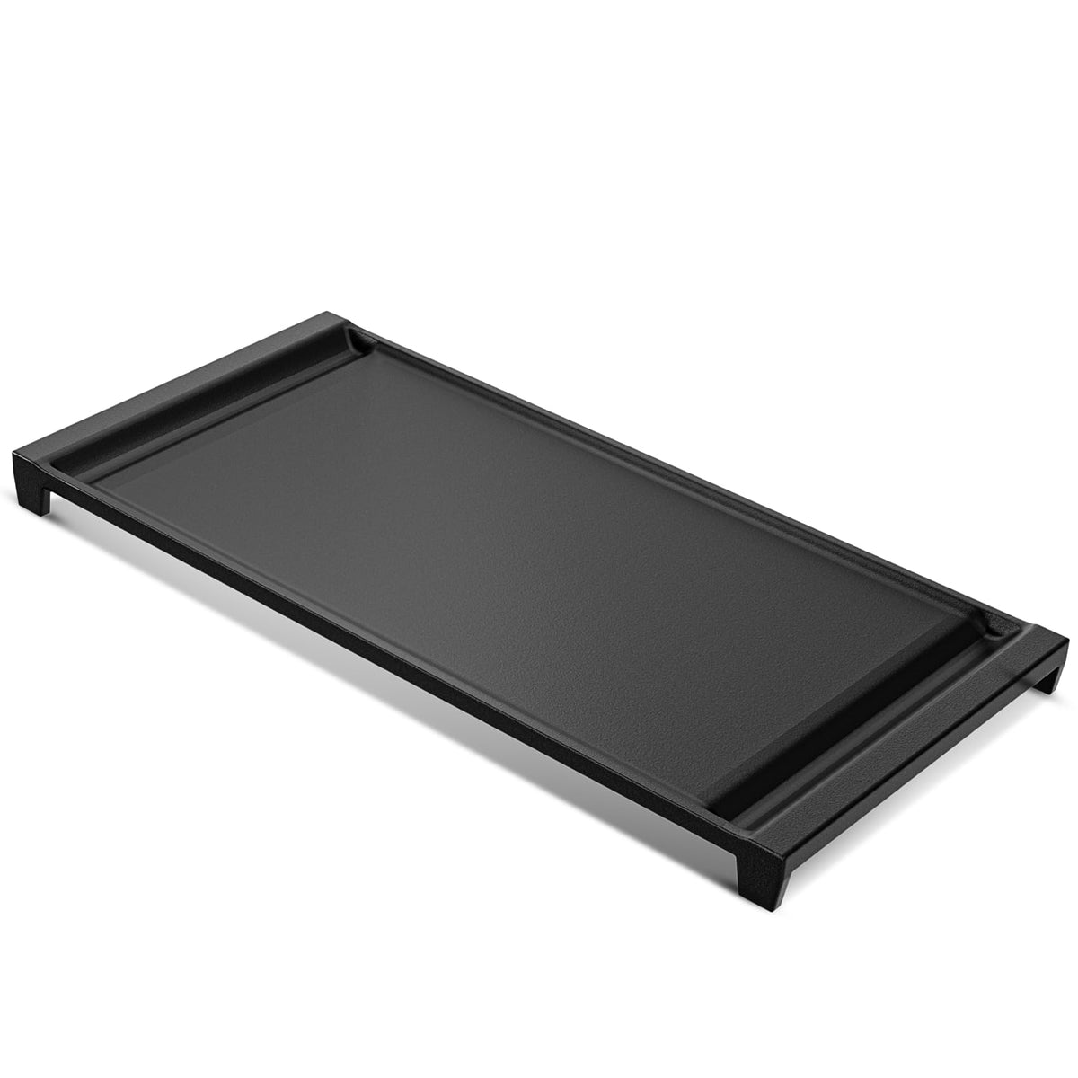 EIOLWJIEO WB31X24738 heavy-duty cast iron griddle ready for stable, even heating on GE stoves.