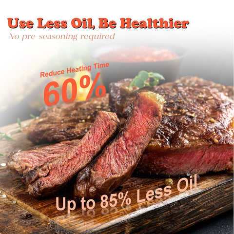EIOLWJIEO WB31X24738 wide cooking surface supports multiple servings at once.