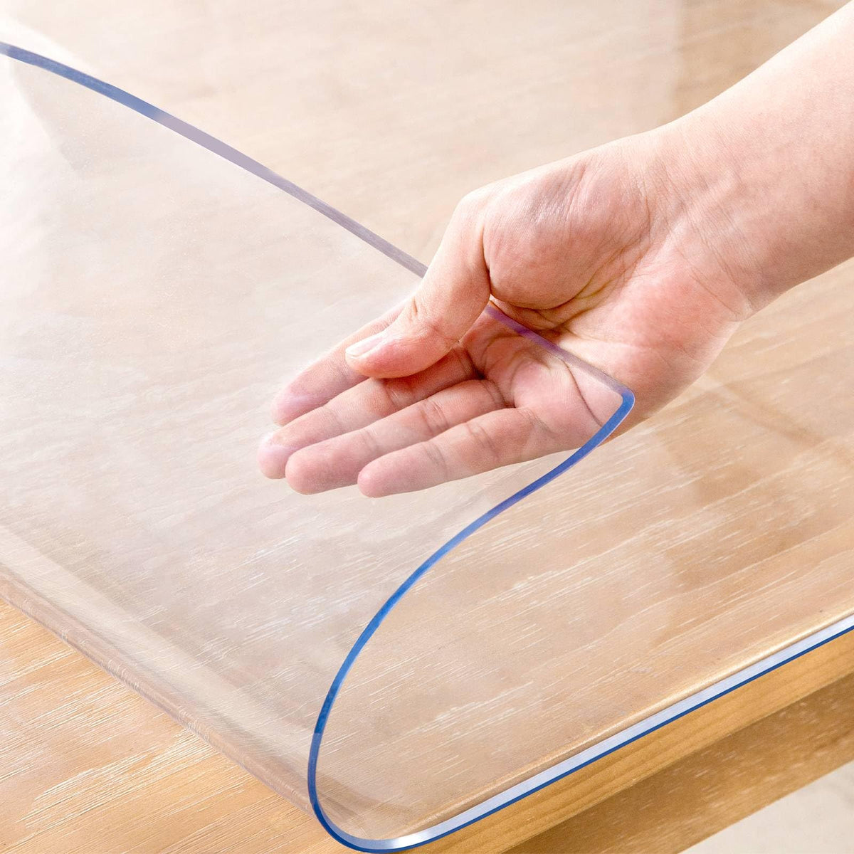 Eisdroma clear table cover 14x24 inches protects surfaces from spills and scratches