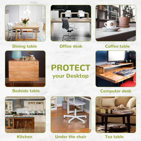 Eisdroma dining table protector guards surfaces during meals