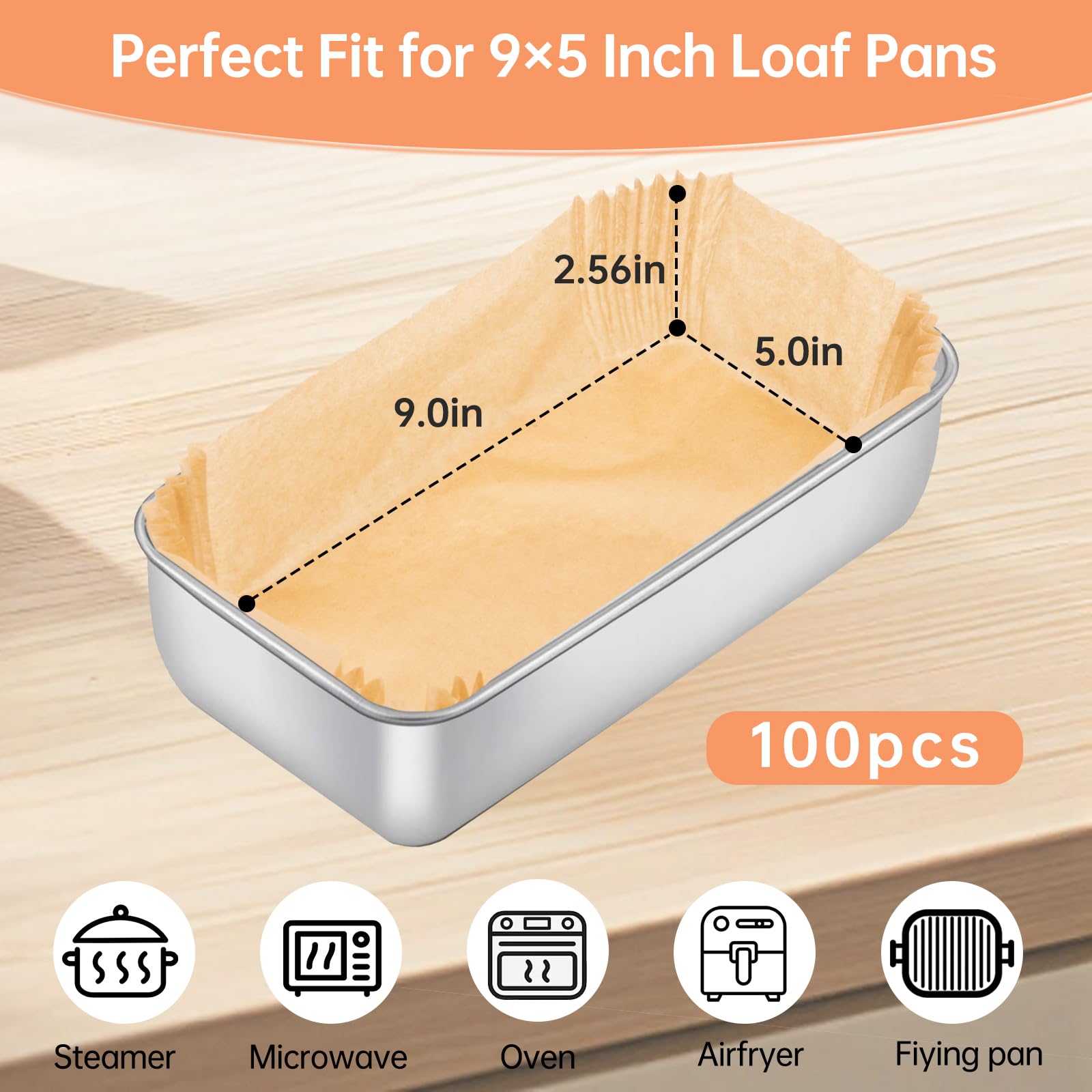 Eiszhjk brown liners create sturdy molds for daily bread and cakes.