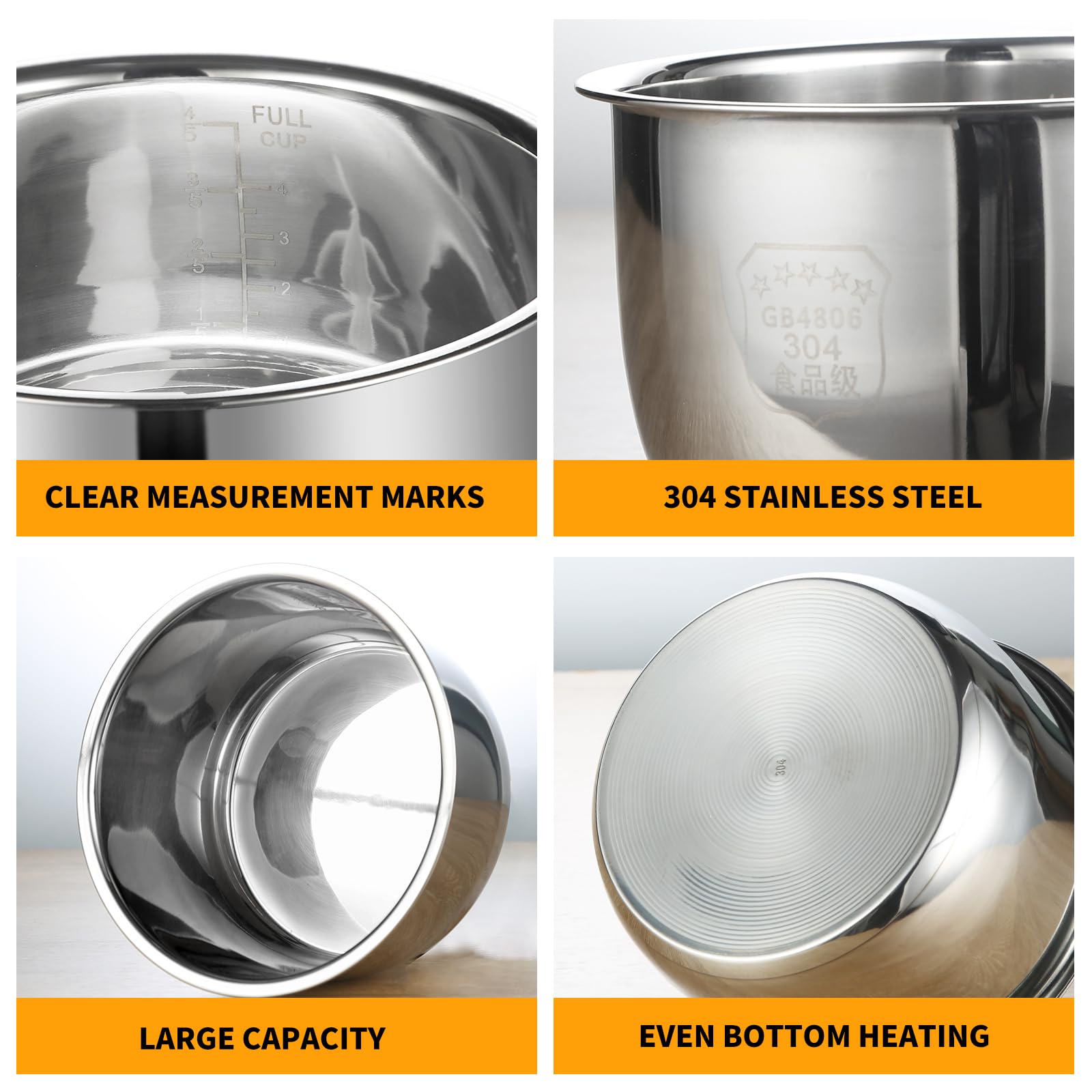 Eiszhjk durable stainless steel construction withstands frequent use.