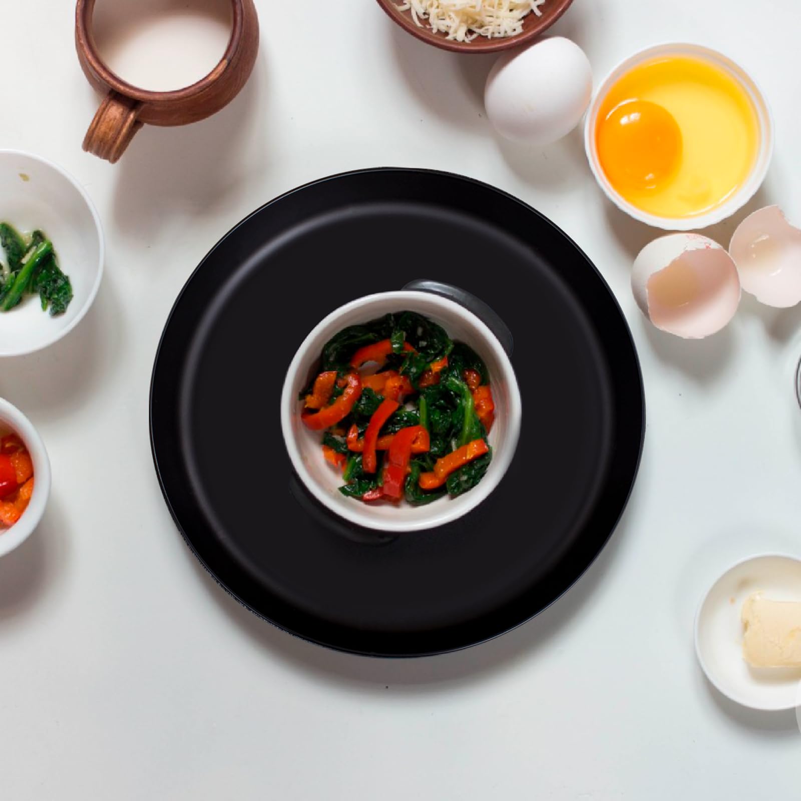 ejonirinjonir EI 18pcs dishwasher-safe plates for easy cleanup