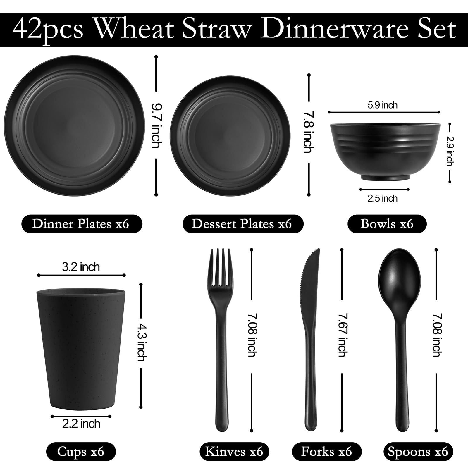 Ejonirinjonir EI 42pcs dinnerware in use at an outdoor table.