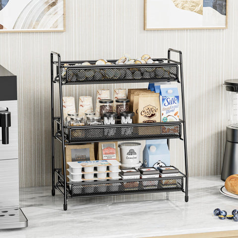 EKNITEY removable basket offers flexible storage on either side.