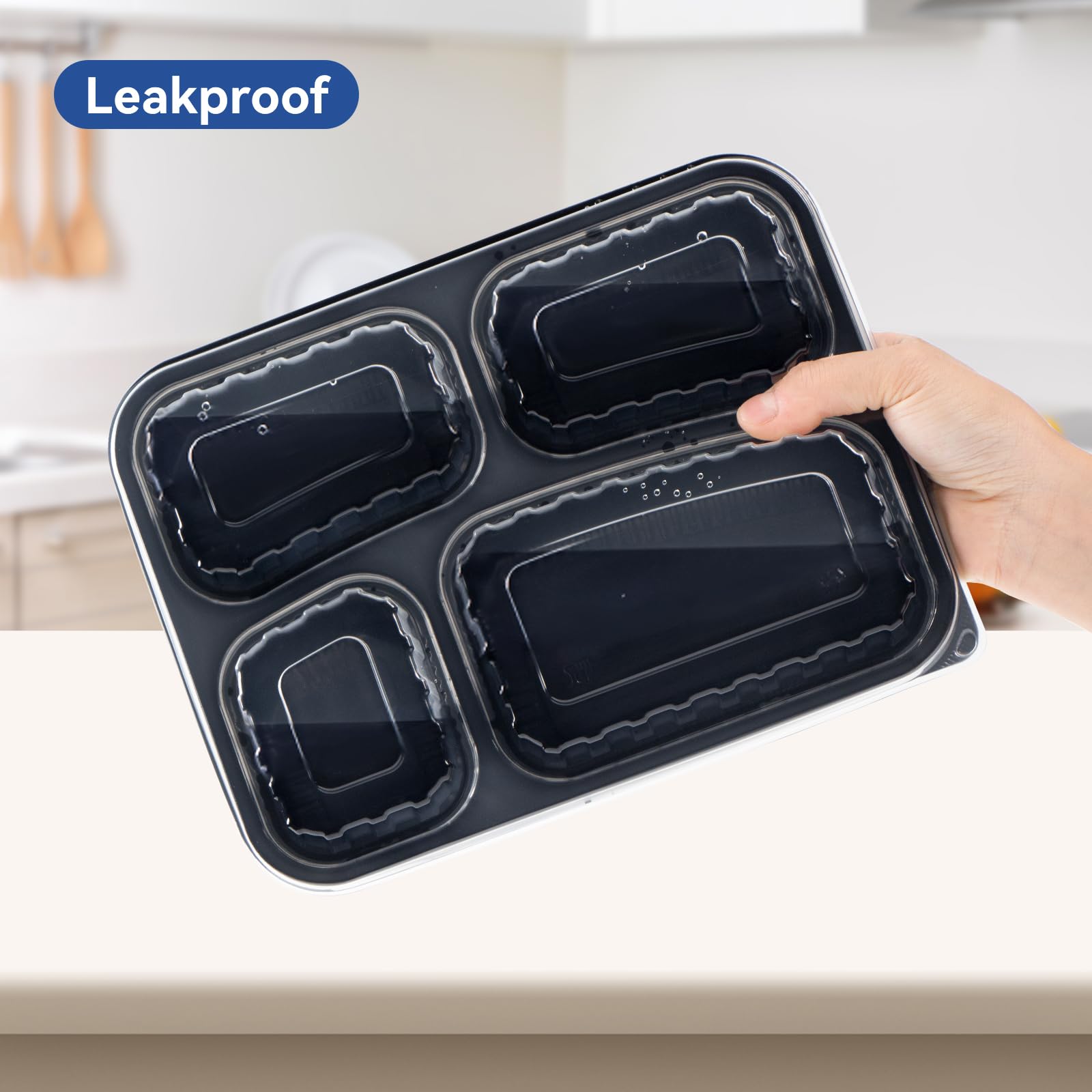 EKOSAVOR BPA-free PP plastic takeout container for safe storage