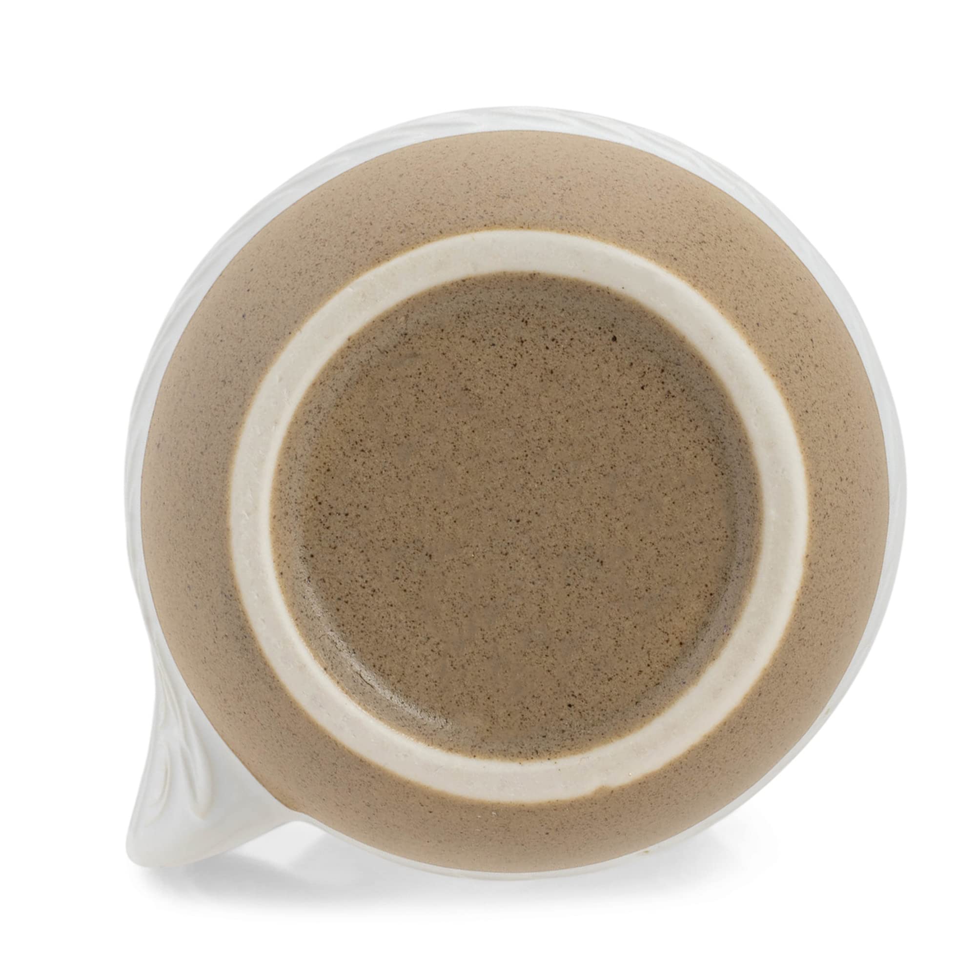 Elanze Nordic knit mug handle pocket warms hands during cold mornings.