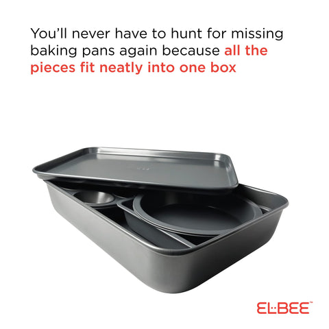 Elbee round 8in cake tin second for extra layers.
