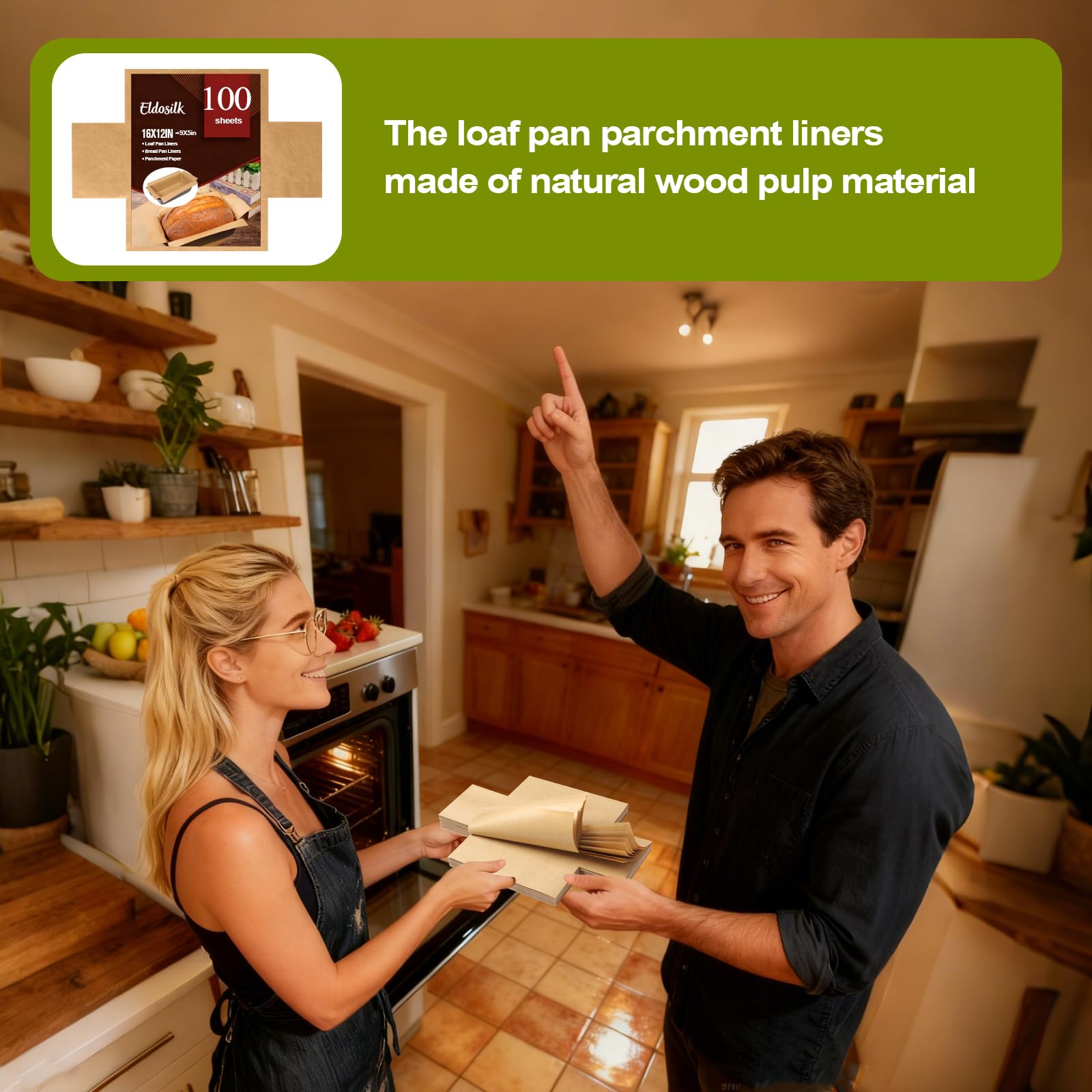 Eldosilk heat-resistant silicone withstands high baking temperatures safely.